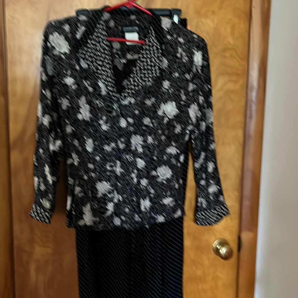 Vintage cruisewear suit Carole Little for St Tropez West.